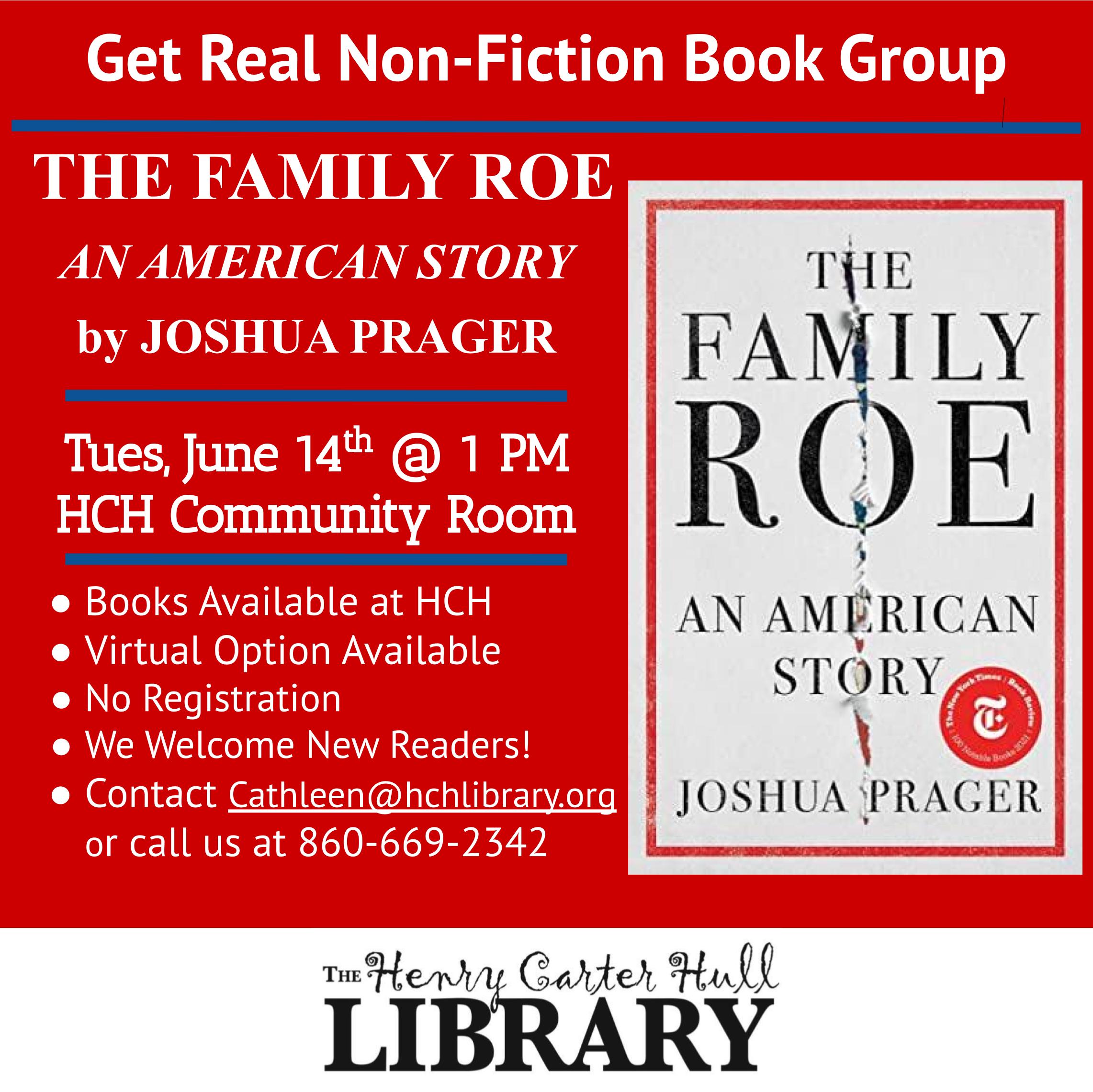Get Real Non-Fiction Book Group June 2022 Selection