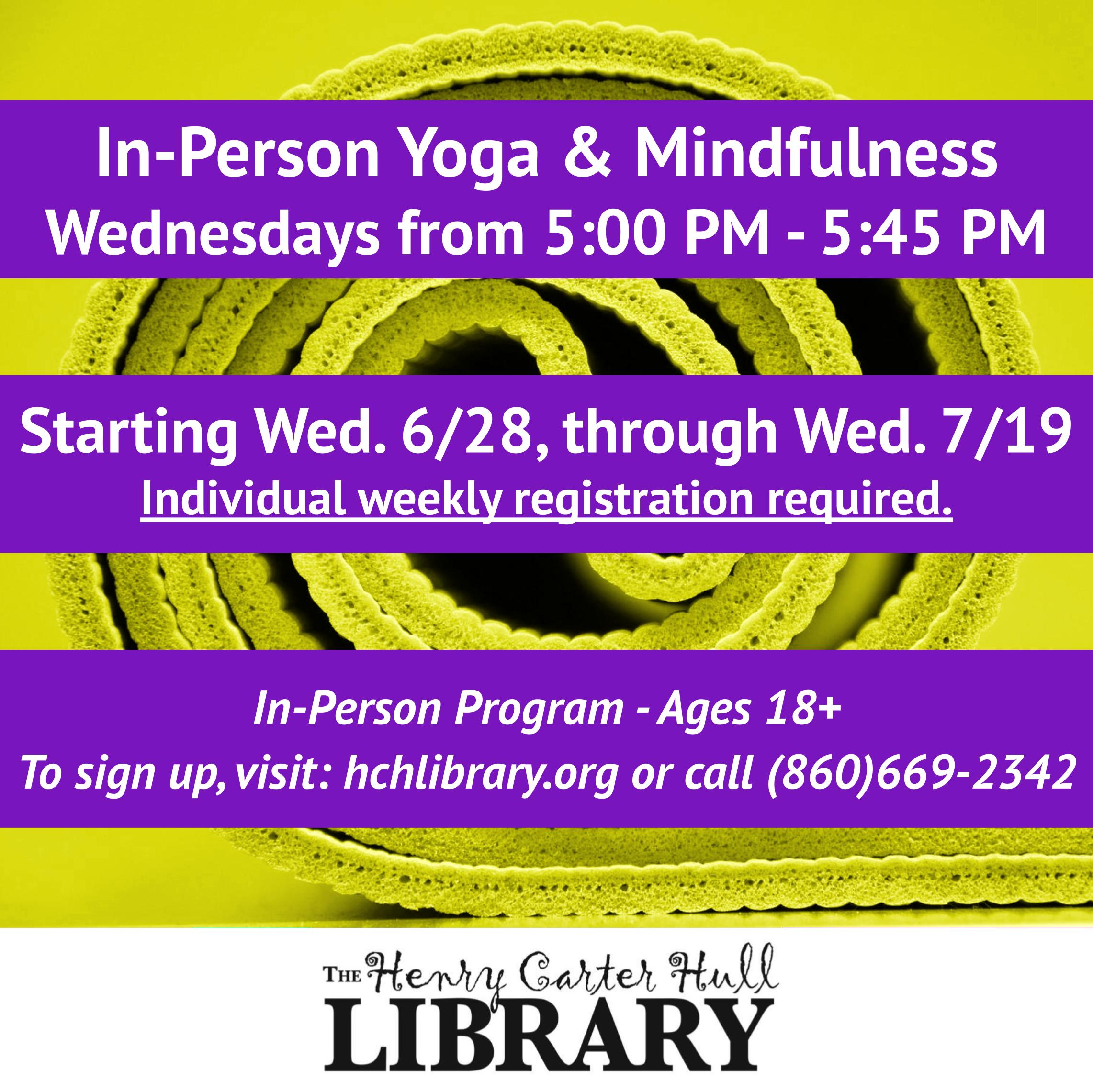 In-Person Yoga & Mindfulness