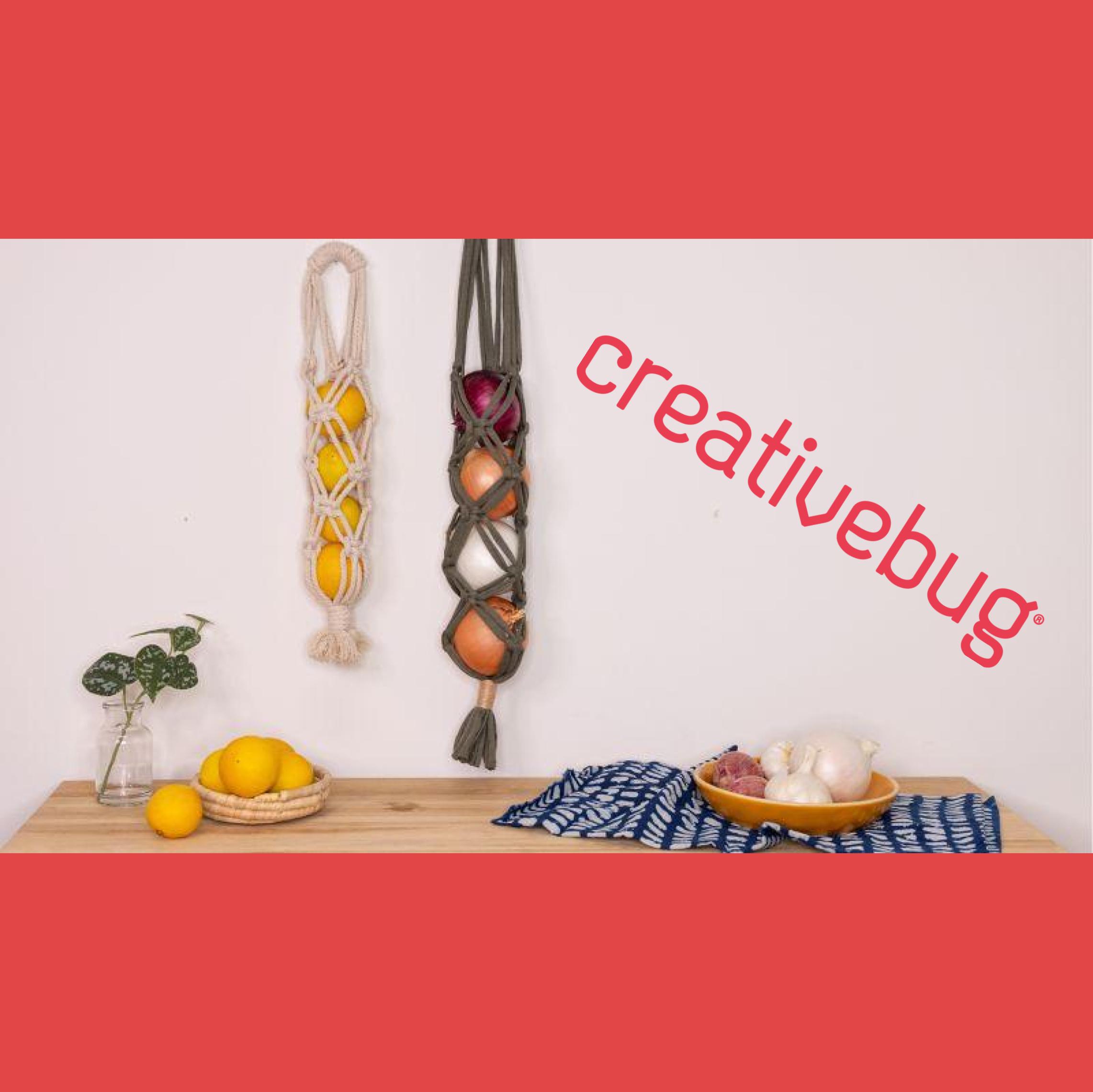Creativebug Cricut-teers Craft Night Knotted Pantry Bag