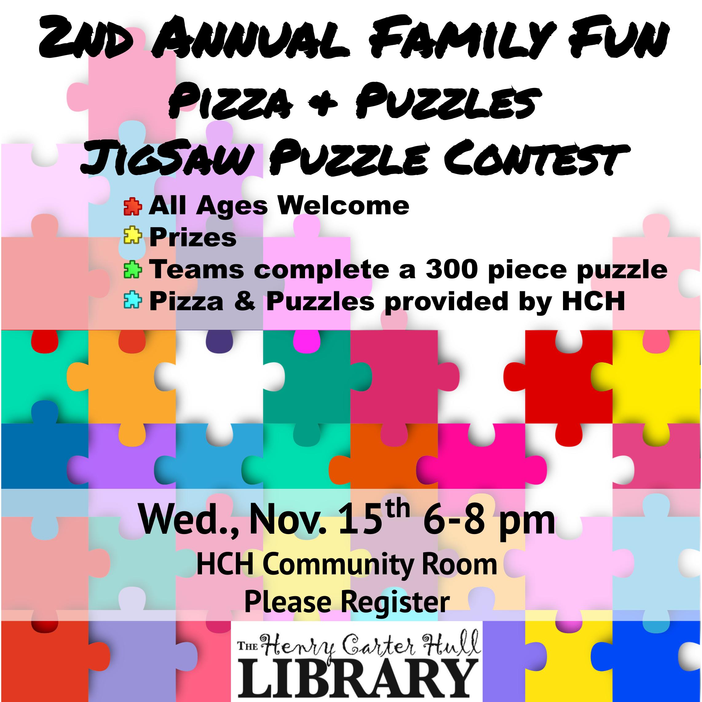 Family Fun Pizza and Puzzles