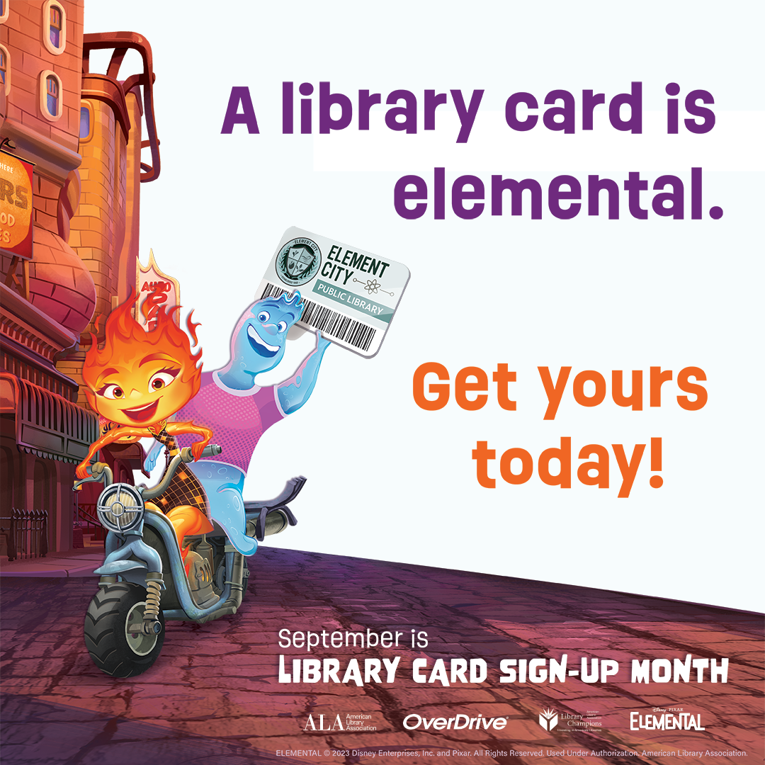 Celebrate National Library Card Sign-up Month