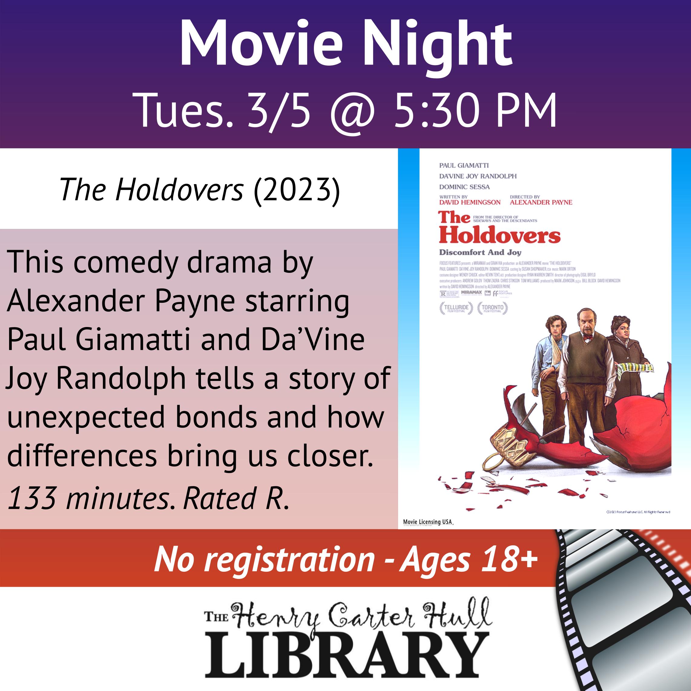 Movie Night: The Holdovers