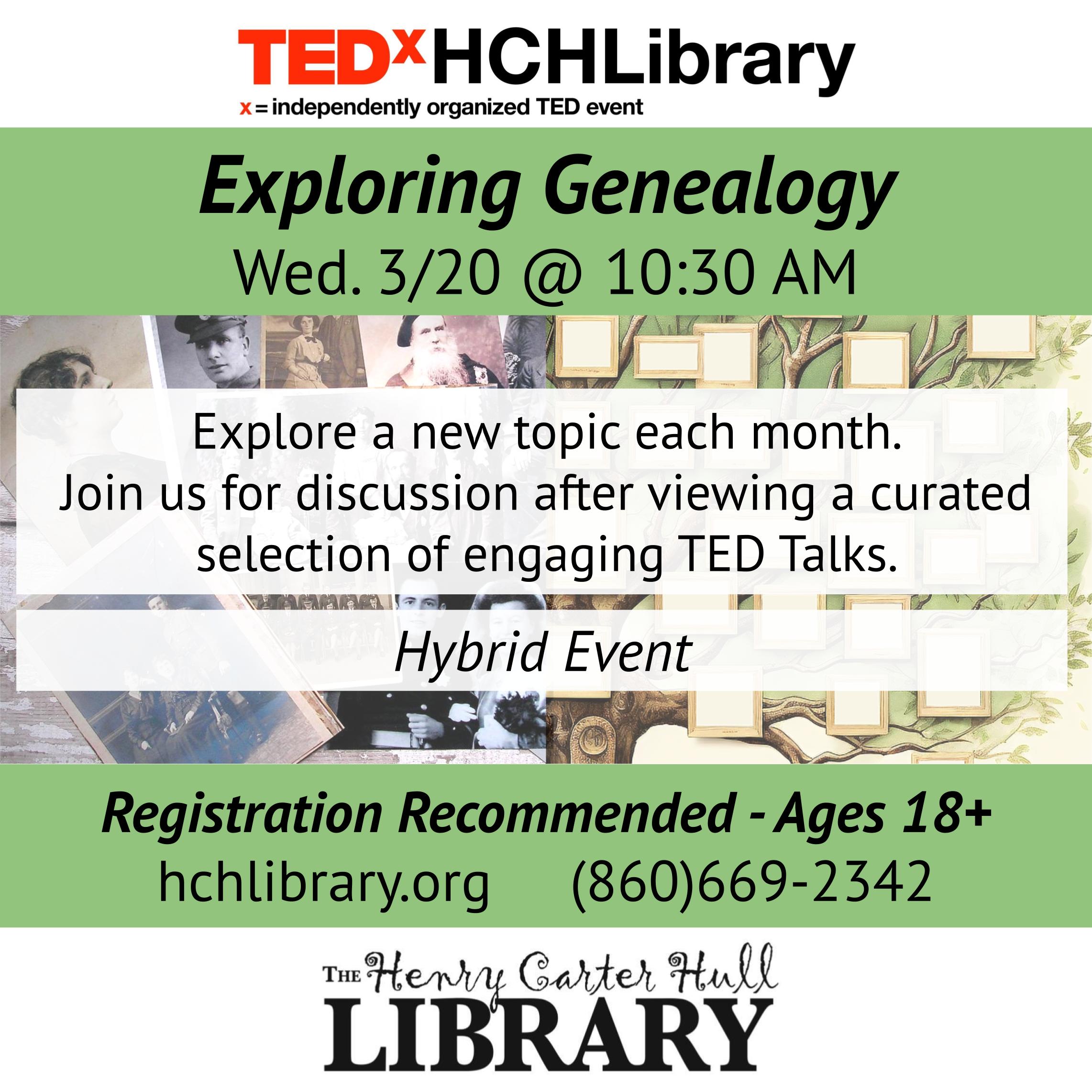 TED Talks: Exploring Genealogy
