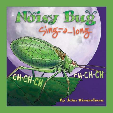 Book cover: bug with full moon in back 