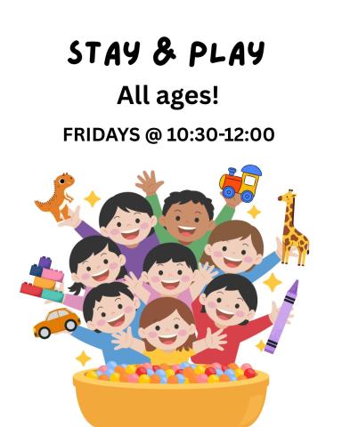 graphic of kids playing with toys  