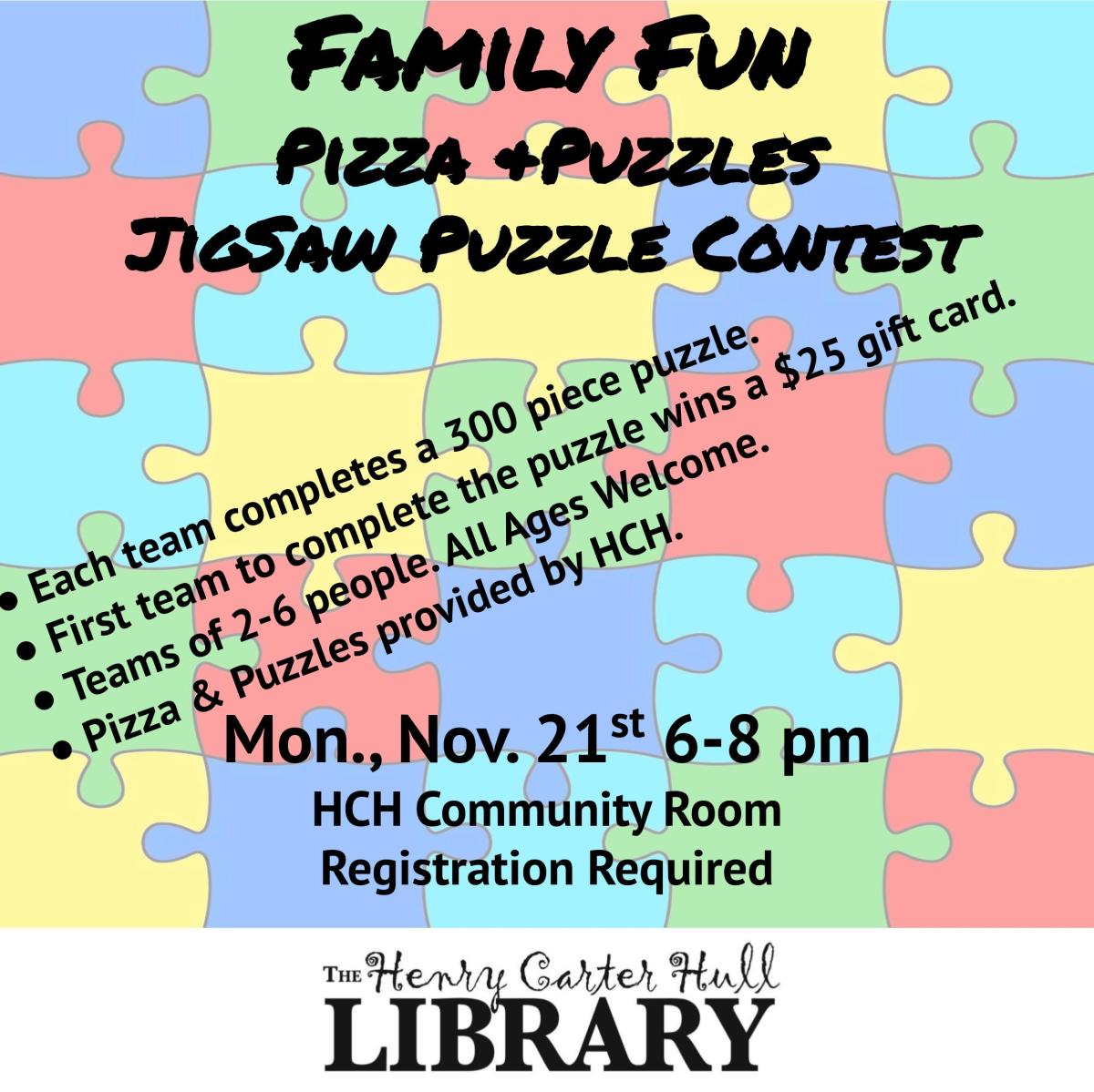 Family Fun Pizza & Puzzles