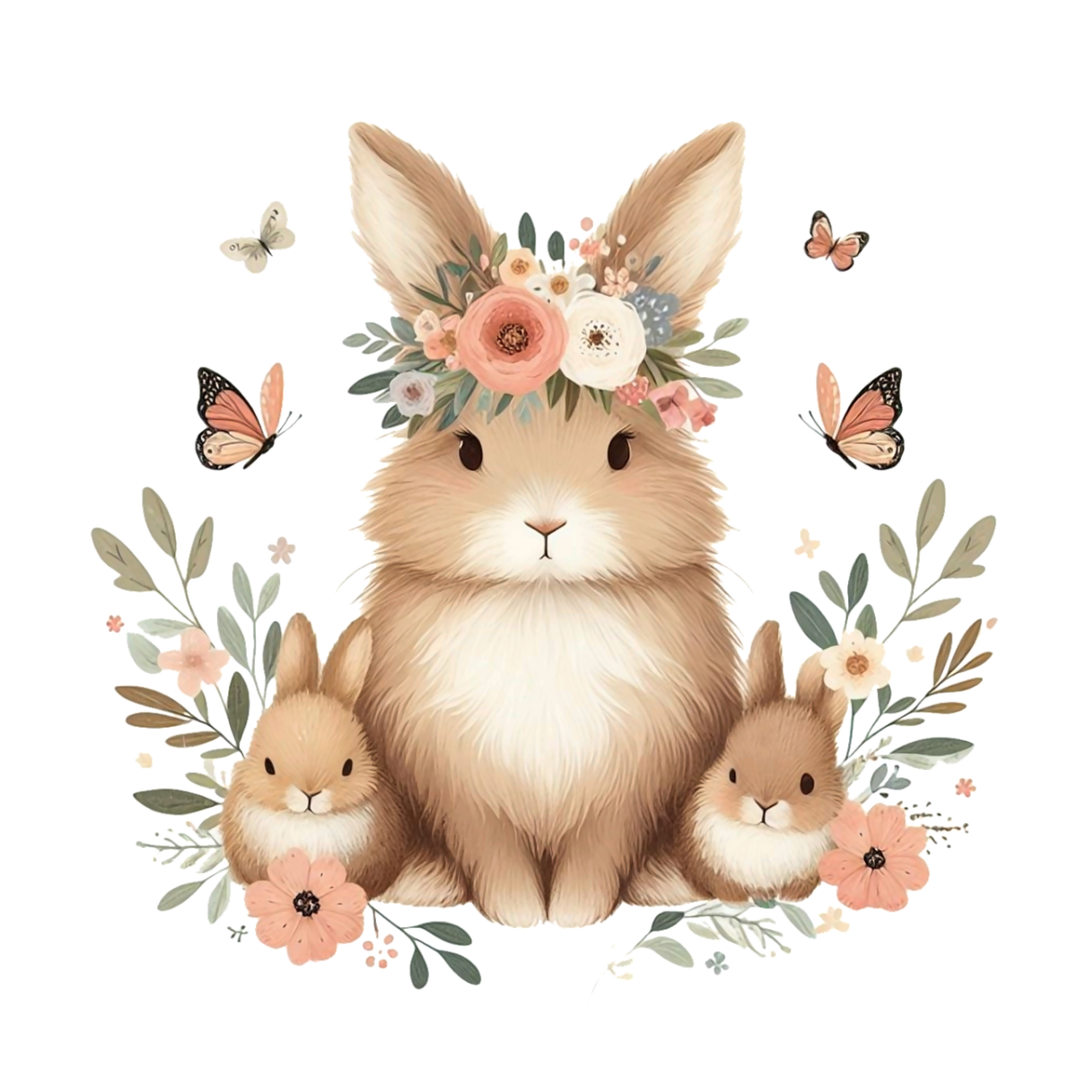 illustration of bunnies