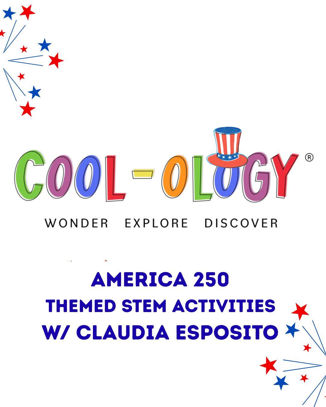 Cool-ology logo with fireworks 